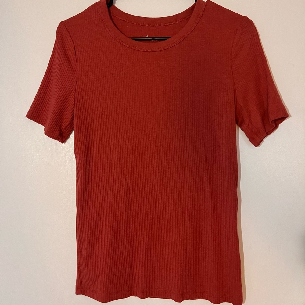 A New Day T Shirt. Size Medium. Red